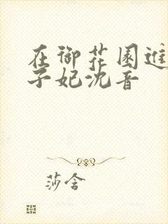 在御花园进入太子妃沈音