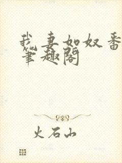 我妻如奴番外篇笔趣阁