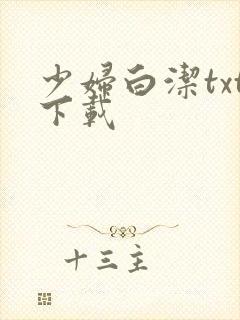 少妇白洁txt下载