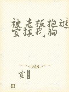 被老板抱进办公室揉我胸