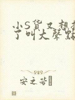 小S货又想挨C了叫大声点小