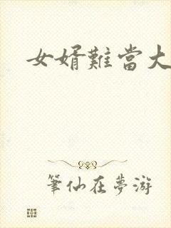 女婿难当大结局