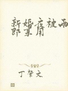 新婚夜被两个伴郎享用