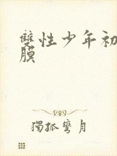 双性少年初次破膜