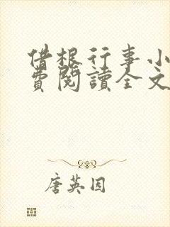 借根行事小说免费阅读全文在线阅笔趣无弹窗