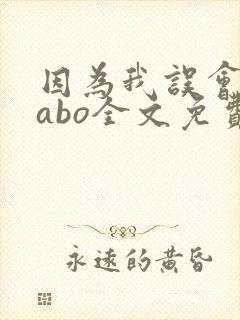 因为我误会glabo全文免费阅读