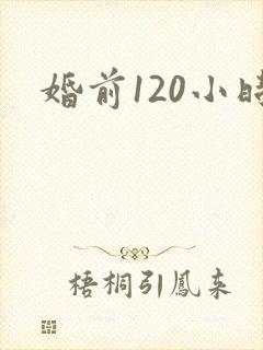 婚前120小时