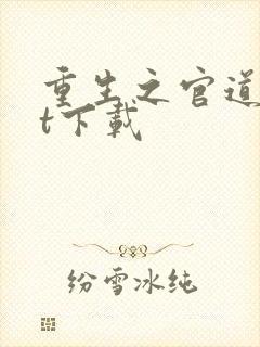 重生之官道txt下载