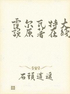 霍尔瓦特大街小说原著在线阅读