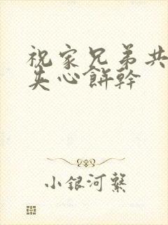 祝家兄弟共享后夹心饼干