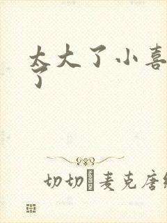 太大了小喜涨死了