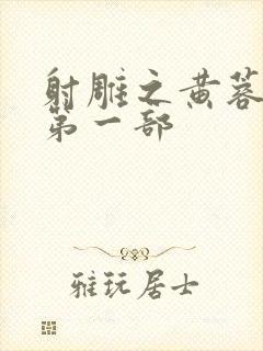 射雕之黄蓉新传第一部