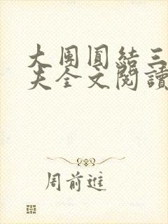 大团圆结三女一夫全文阅读