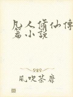 凡人修仙传人界篇小说