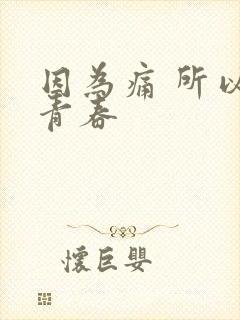 因为痛 所以叫青春