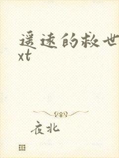 遥远的救世主txt