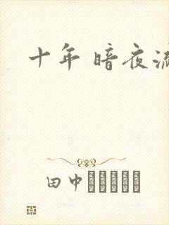 十年 暗夜流光