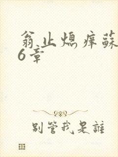 翁止熄痒苏玥第6章