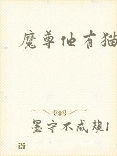 魔尊他有猫了