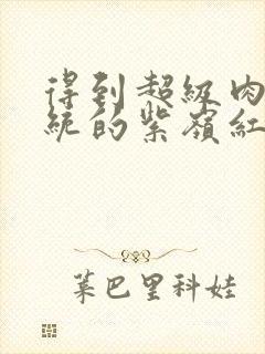 得到超级肉禽系统的紫岭红山