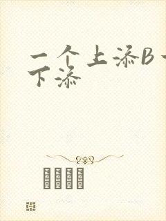 一个上添B一个下添