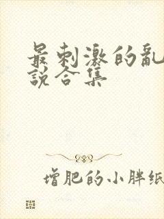 最刺激的乱惀小说合集