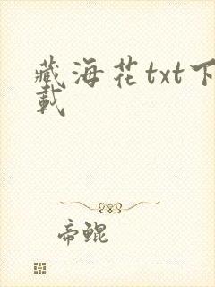 藏海花txt下载