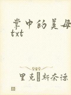 掌中的美母版主txt