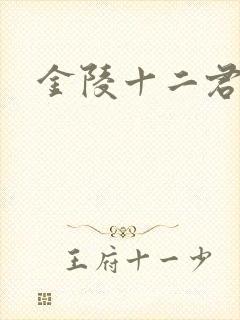 金陵十二君