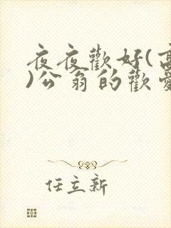 夜夜欢好(高h)公翁的欢爱