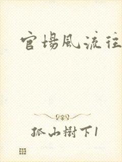 官场风流往事