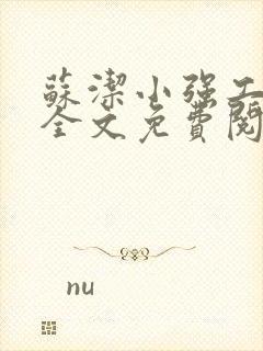 苏洁小强工地情全文免费阅读