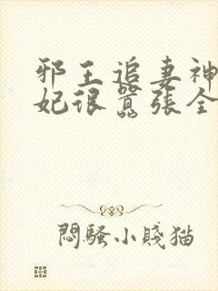 邪王追妻神医狂妃很嚣张全文免费