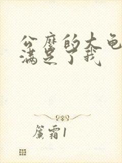 公么的大龟强大满足了我