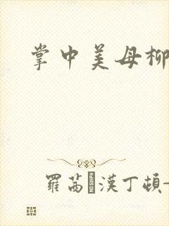 掌中美母柳玉茹