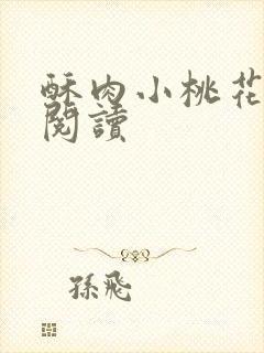 酥肉小桃花全文阅读