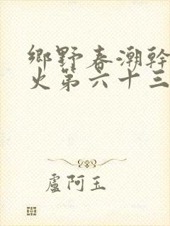乡野春潮干柴烈火第六十三章