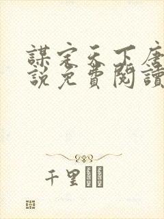 谋定天下唐诚小说免费阅读