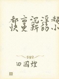 都市沉浮超前超快更新的小说