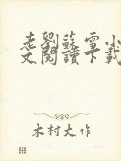 老刘苏雪小说全文阅读下载