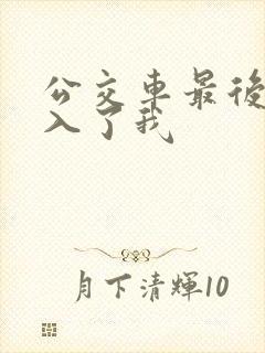 公交车最后一排入了我