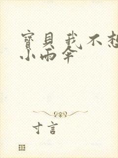 宝贝 我不想带小雨伞
