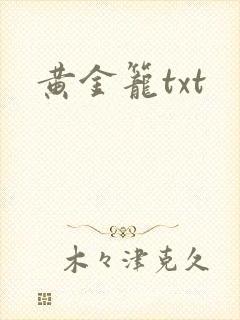 黄金笼txt