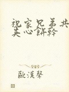 祝家兄弟共享后夹心饼干