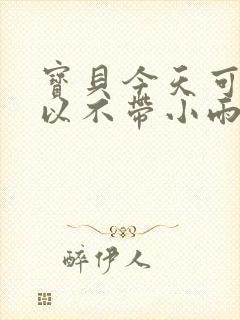 宝贝今天可不可以不带小雨伞