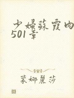 少妇苏霞肉欲第501章