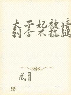 太子妃被暗卫C到合不拢腿