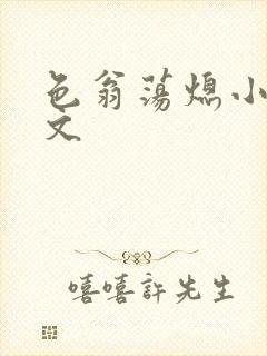 色翁荡熄小说全文