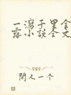 一泻千里金银花露小说全文免费阅读