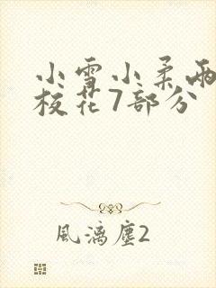 小雪小柔两个大校花7部分